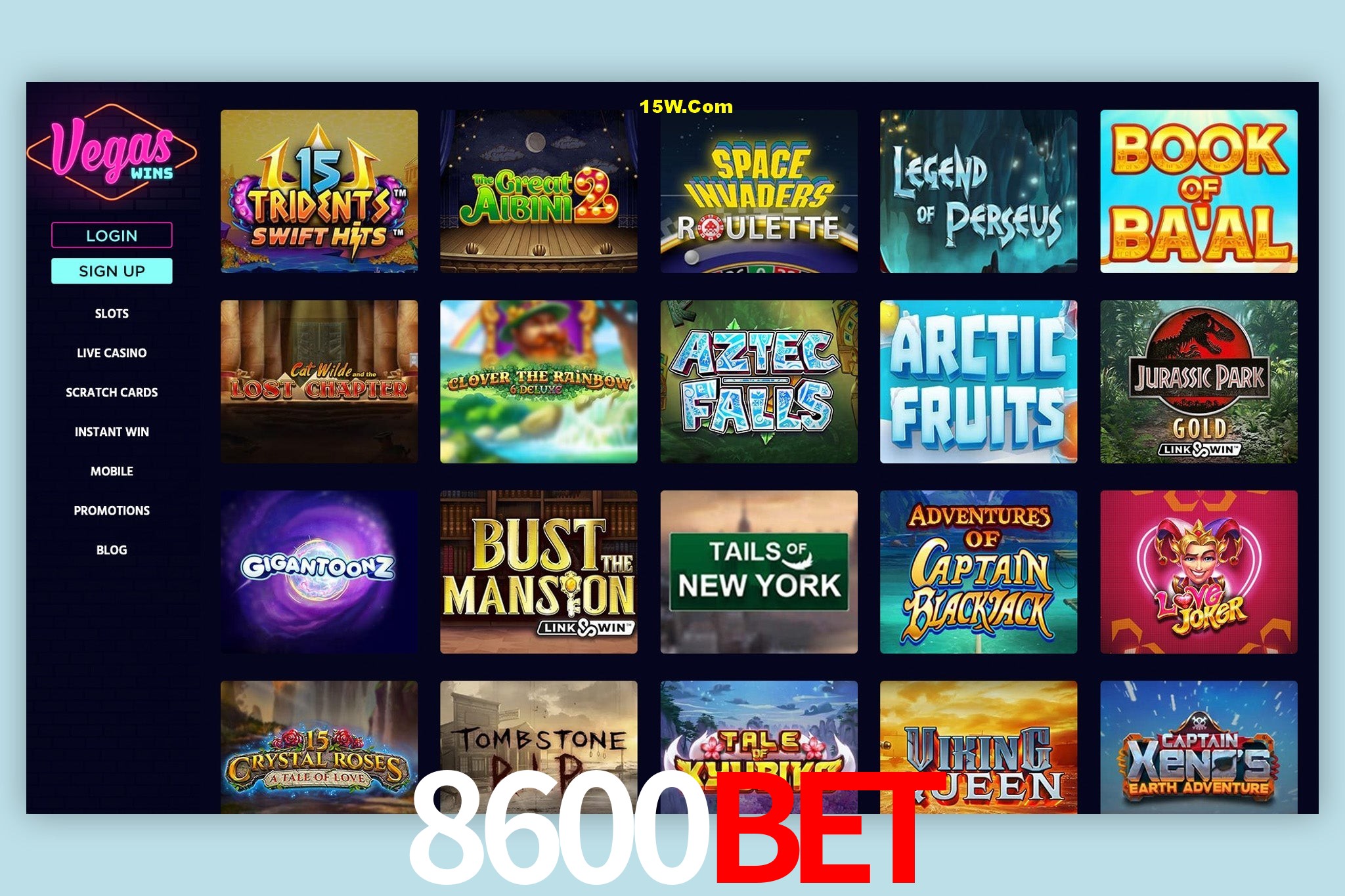 Game Providers 8600bet